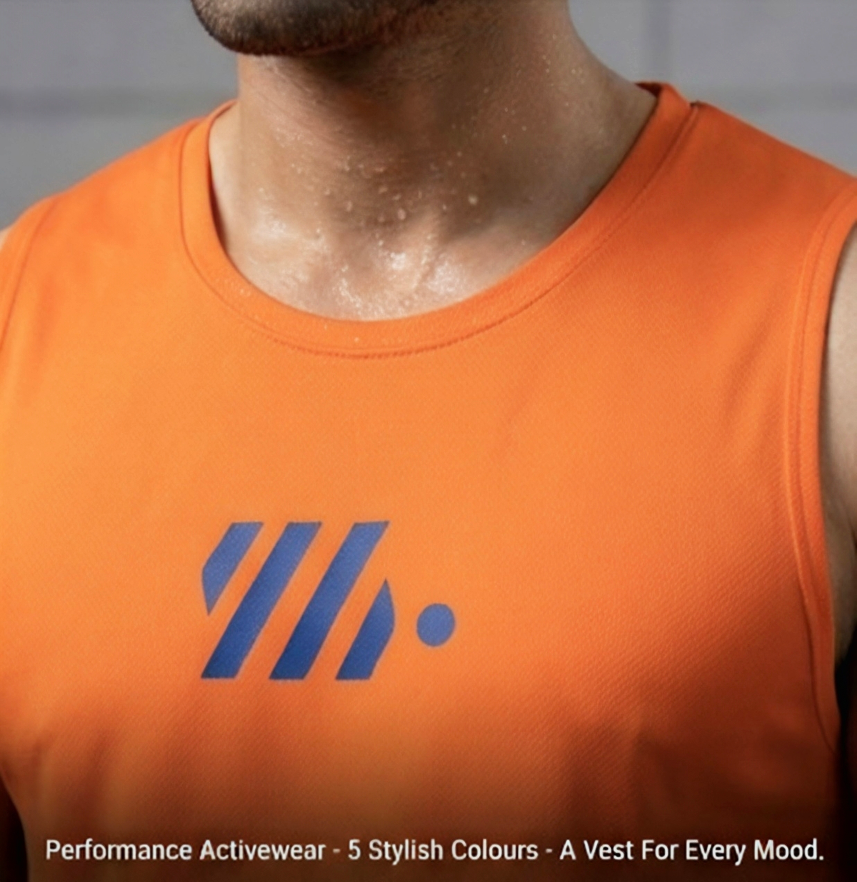 PSC Men’s Dry Fit Sleeveless Gym Vest | Breathable Athletic Workout Vest For Training  & Running (Pack Of 5)
